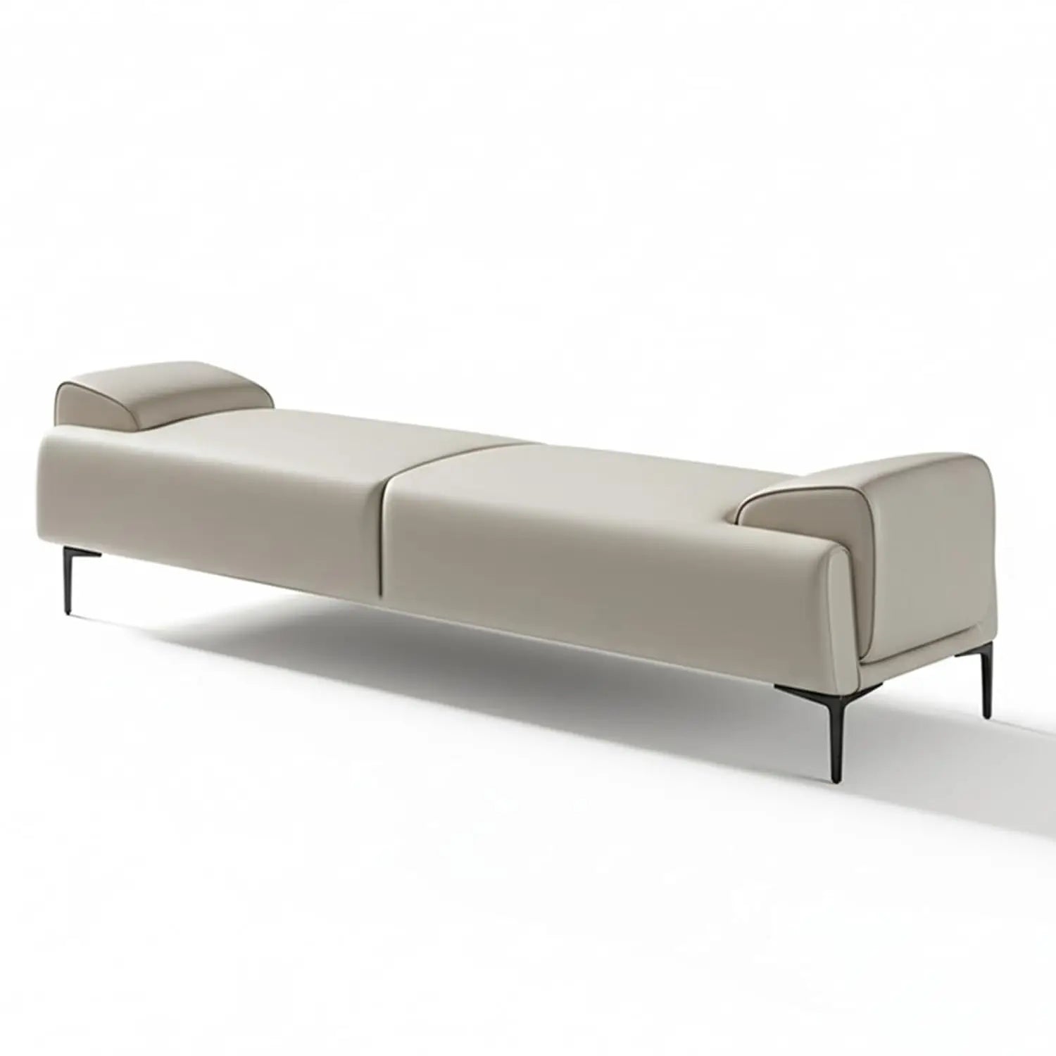 59″ Bench for Bedroom, Bed Benches for Foot of Bed, Ottoman for Bedroom with Soft Armrests, Scratch-Resistant Faux, Customized