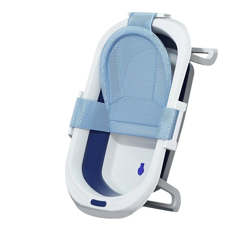 Hign-concerned Foldable Kids Bathtub With Non Slip Pad