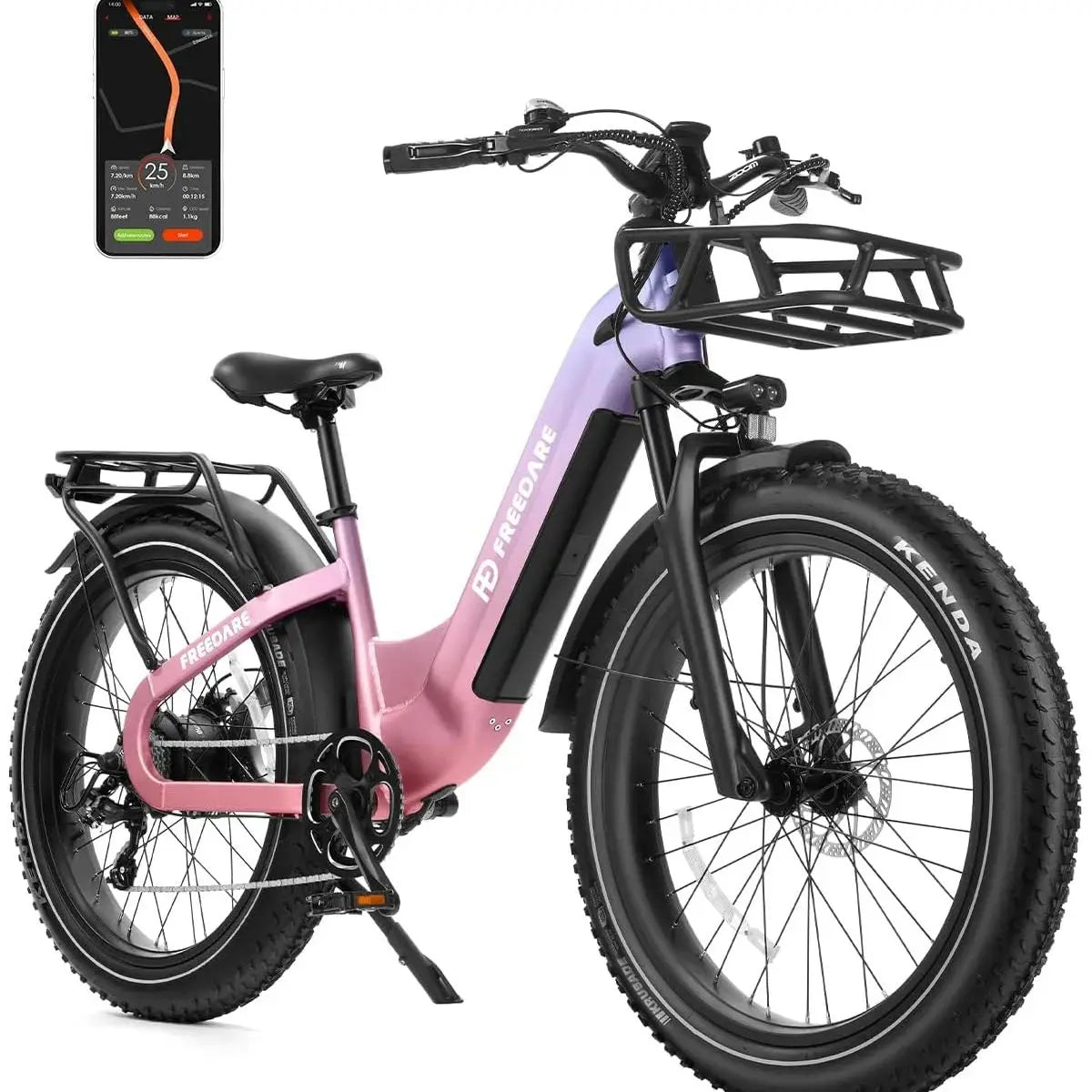 Freedare 1000W Fat Tire Electric Bike 48V All Terrain