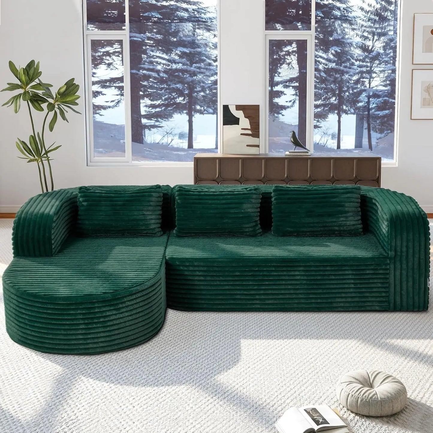 Cloud Modular L Shaped Sectional Sofa For Living Room