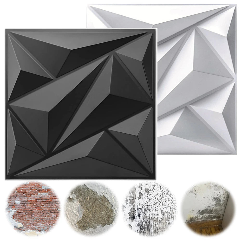 Shunmaii Architectural 3D Diamond Interlocking Wall Panels For LuxuriouslyElegant Living