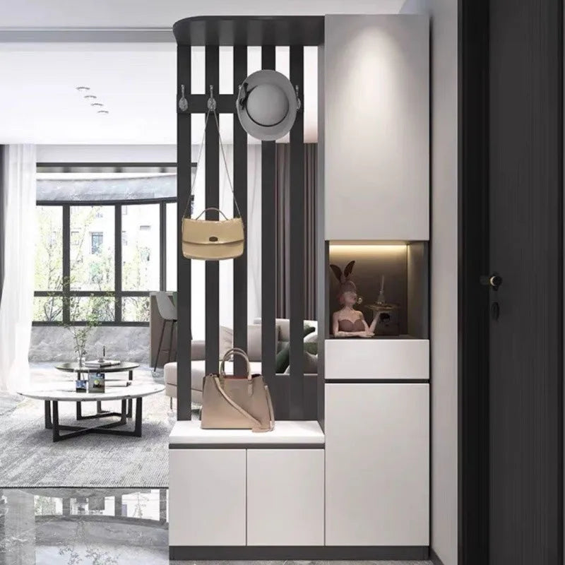 Entrance cabinet Modern simple door entry screen partition living room 2023 new entry entrance cabinet shoe cabinet integrated