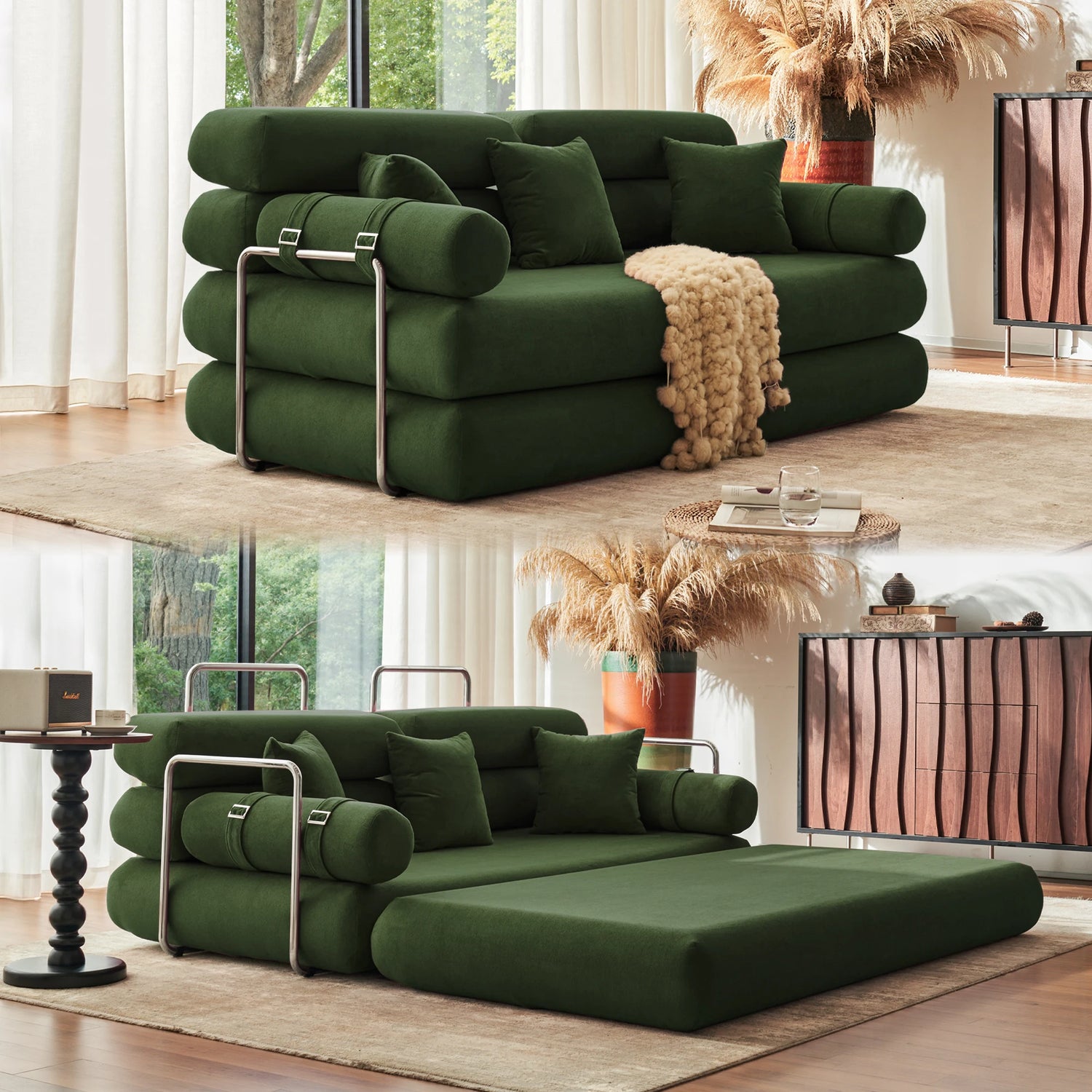 Convertible Sleeper Sofa - 35&