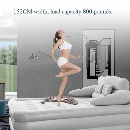 Queen Size Air Mattress Sofa Bed for Outdoor Indoor Portable Inflatable Couch High Quality Camping Rest Folding Mattress