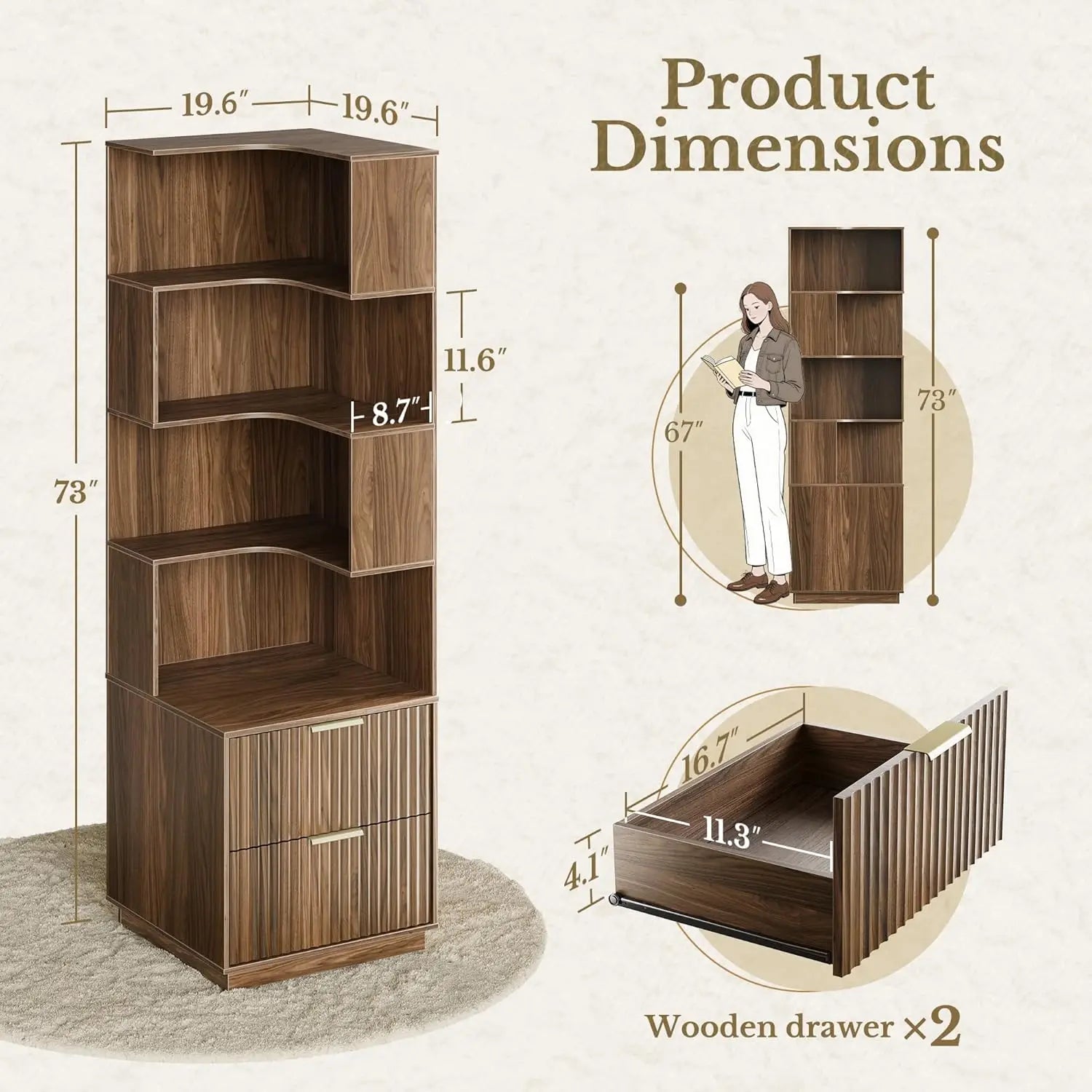 Home Office Furniture Set, 63&