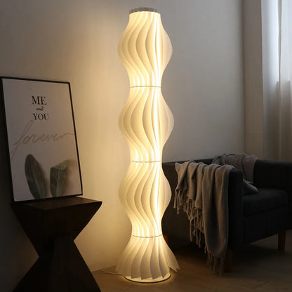 LUVODI Tall LED Floor Lamp Dimmable Decorative Standing Light for Home Corner Modern Simple Style