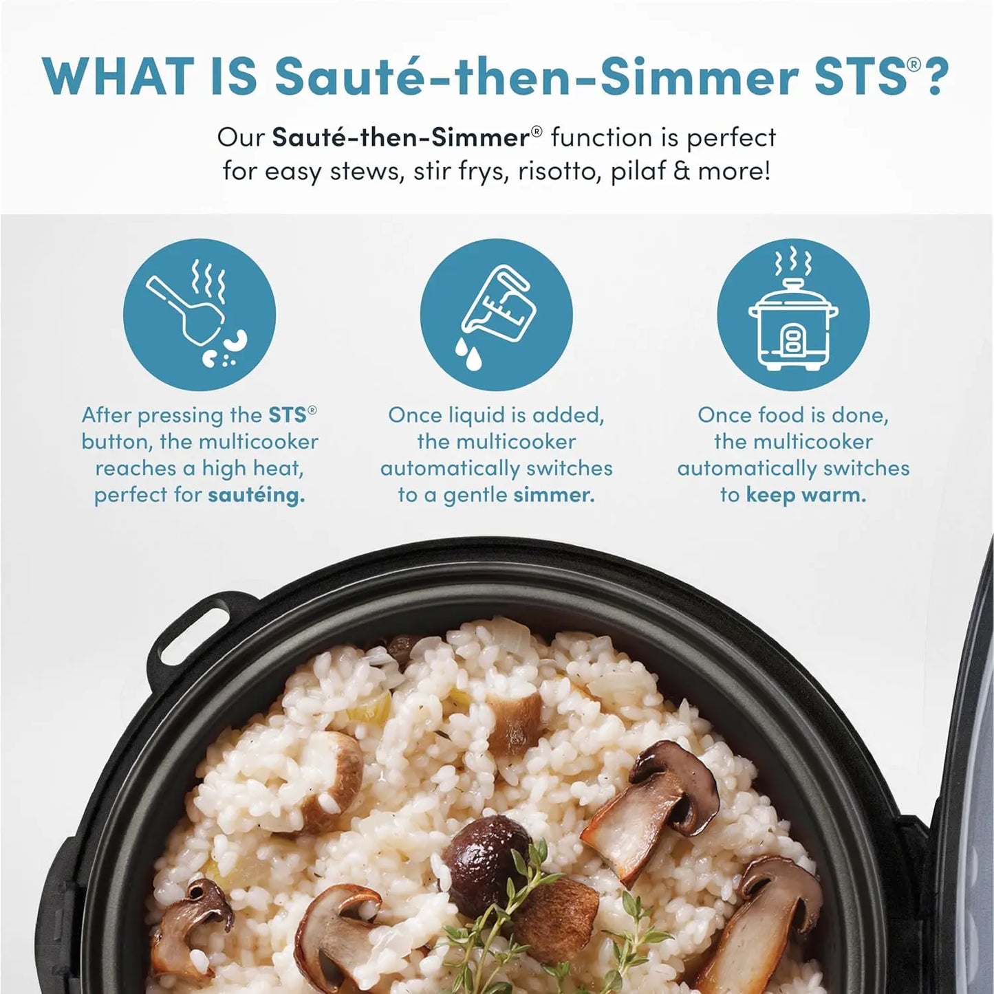 XMSJ Professional Digital Rice Cooker Multicooker Steamer Oatmeal