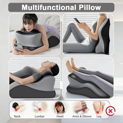 Multifunctional Memory Foam Prone Reading Pillow Relieve Neck Arm Fatigue Removable Headrest Anti-Slip Ideal for Bed Reading Wat