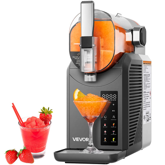 Succebuy 2L Slushie Machine No Ice Needed Margarita Machine with Self-Cleaning Frozen Margaritas Frappés Milkshake for Home