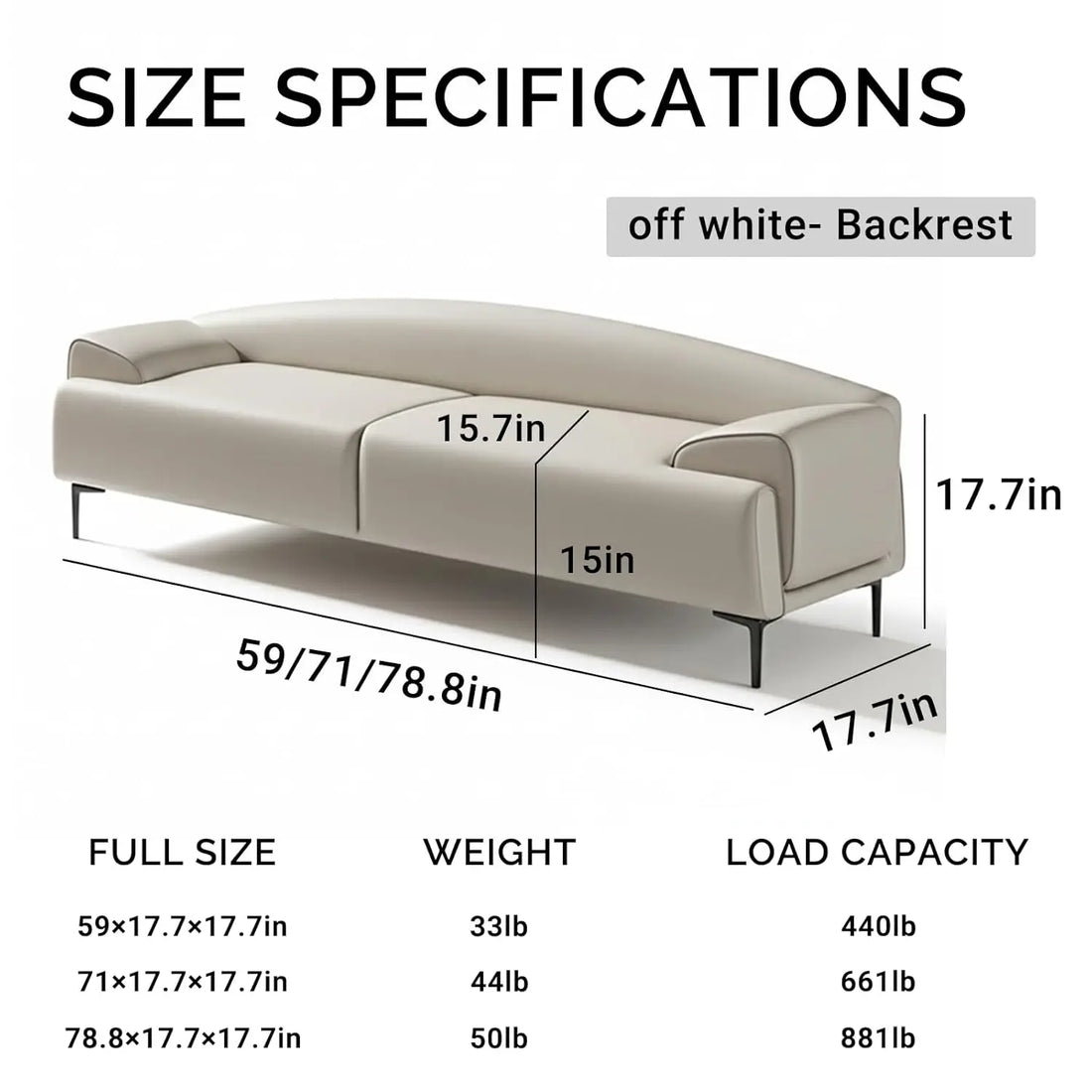 59″ Bench for Bedroom, Bed Benches for Foot of Bed, Ottoman for Bedroom with Soft Armrests, Scratch-Resistant Faux, Customized