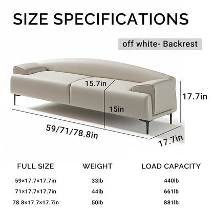 59″ Bench for Bedroom, Bed Benches for Foot of Bed, Ottoman for Bedroom with Soft Armrests, Scratch-Resistant Faux, Customized