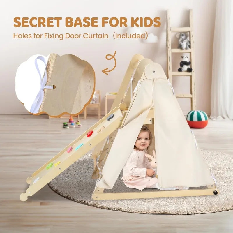 YTYIN Seven in One Indoor Jungle Gym Climbing Set