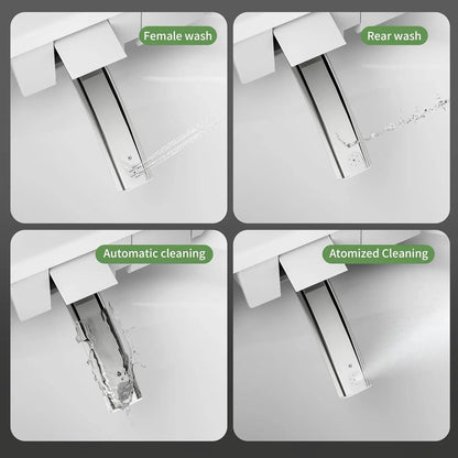 Smart Toilet with Built-In Bidet, Heated Seat &amp; Child Mode, Multiple Flushing Modes, Self-Cleaning Nozzle &amp;, Customized