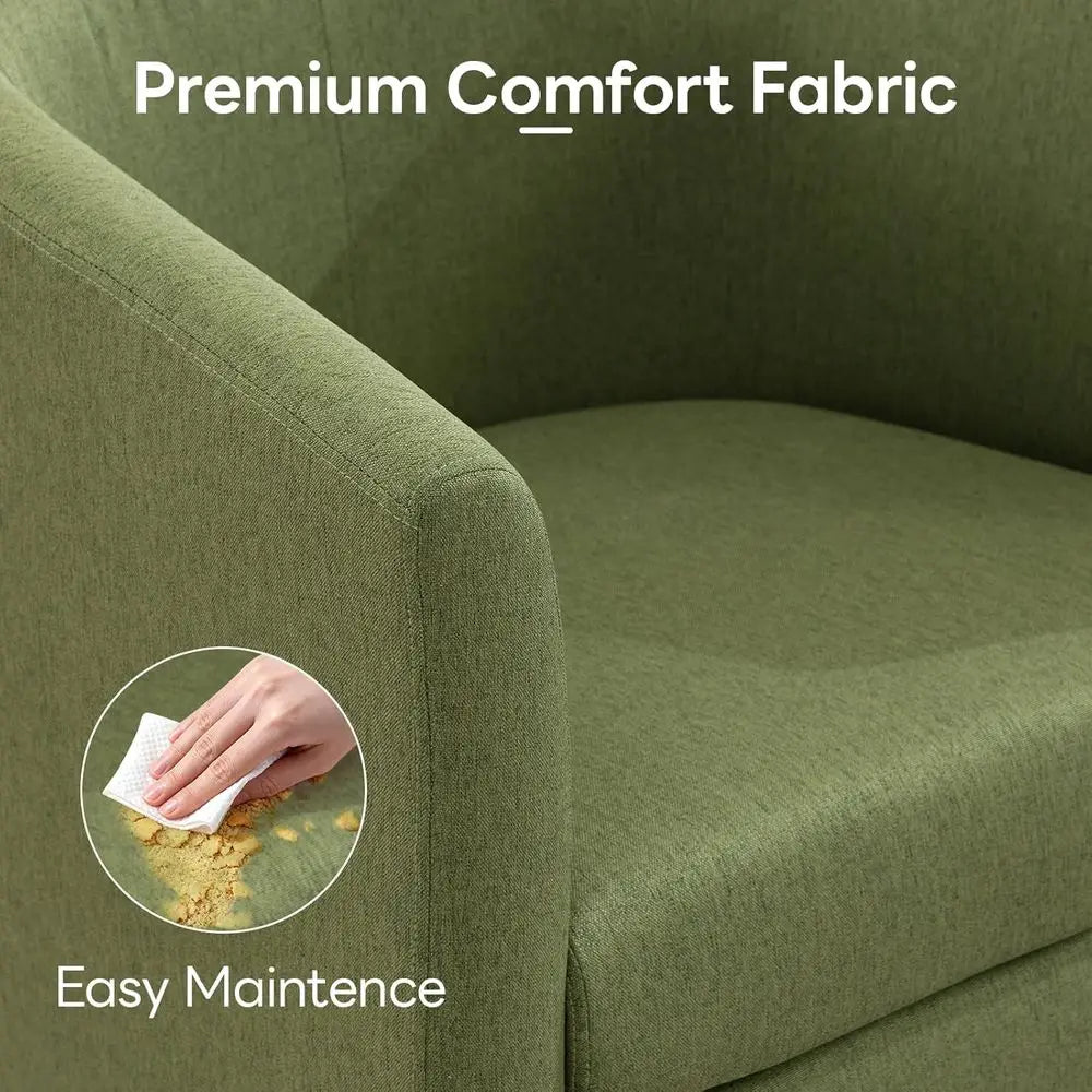Pair Of Modern Accent Chairs With Armrests For Living Rooms