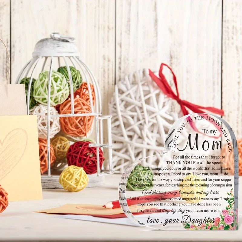 Mom Heart Keepsake - Perfect Birthday &amp; Mother&