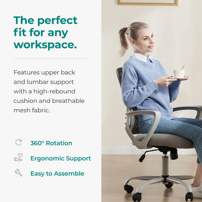 MCQ Ergonomic Gaming Office Chair With Lumbar Support