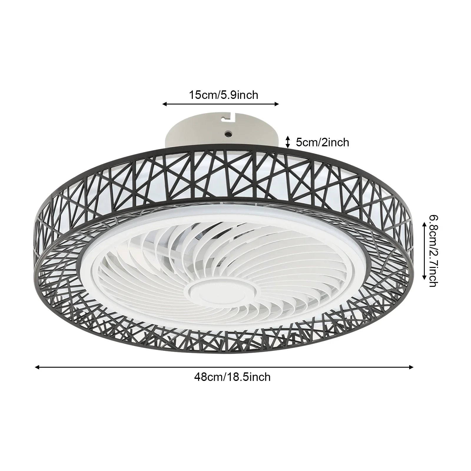 Stylish Ceiling Fan Light: Soft, Adjustable Breeze with Elegant Design for a Warm, Romantic Atmosphere