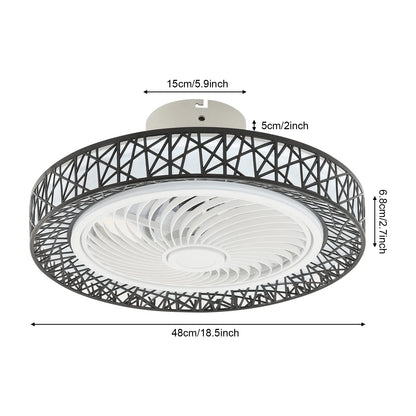 Stylish Ceiling Fan Light: Soft, Adjustable Breeze with Elegant Design for a Warm, Romantic Atmosphere