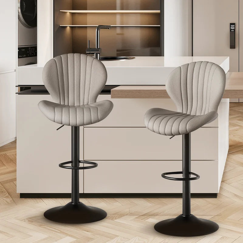General Modern Dining Chairs Two Piece Set Bar Stools Rotating