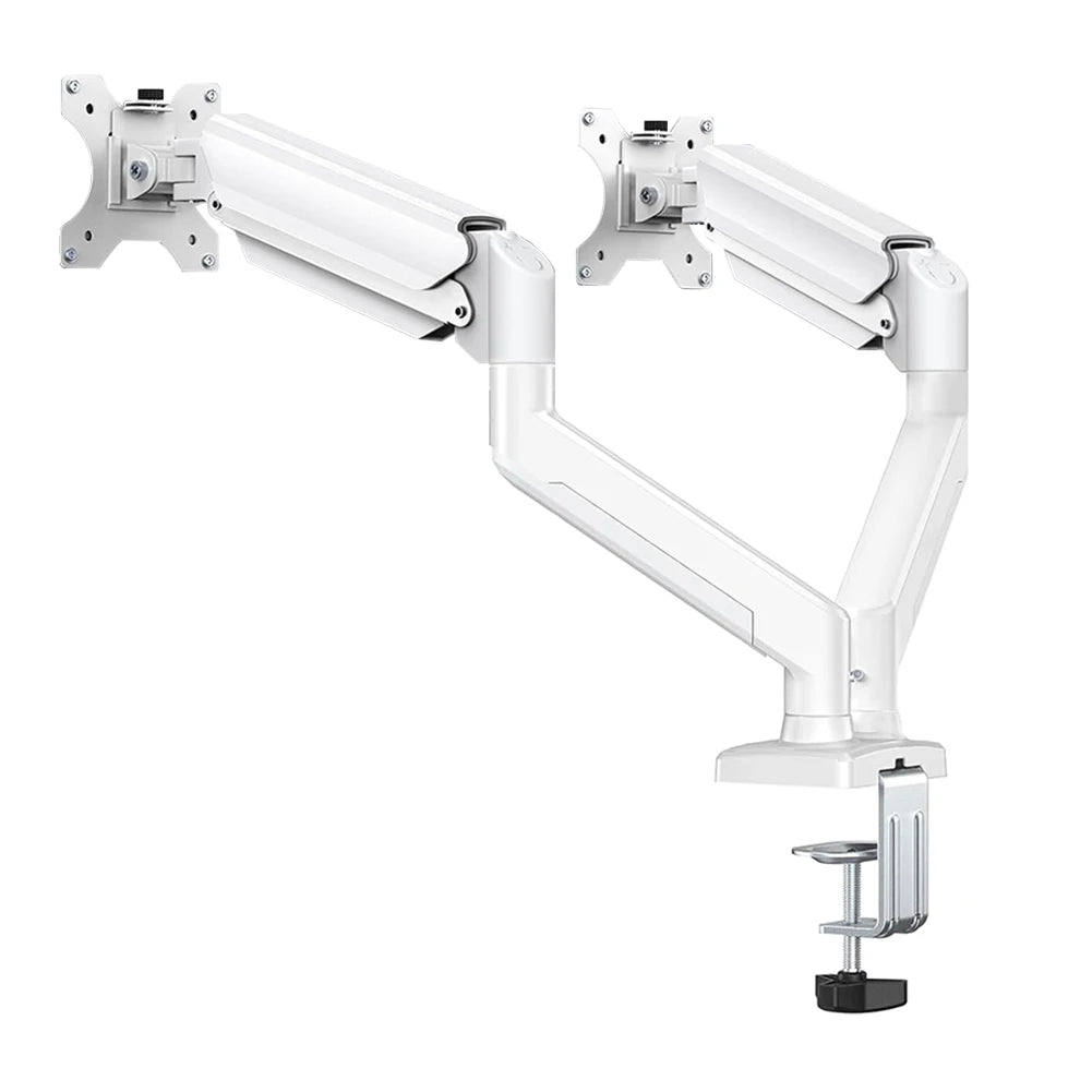 VKTECH Dual Monitor Stand Desk Mount With Adjustable Arm