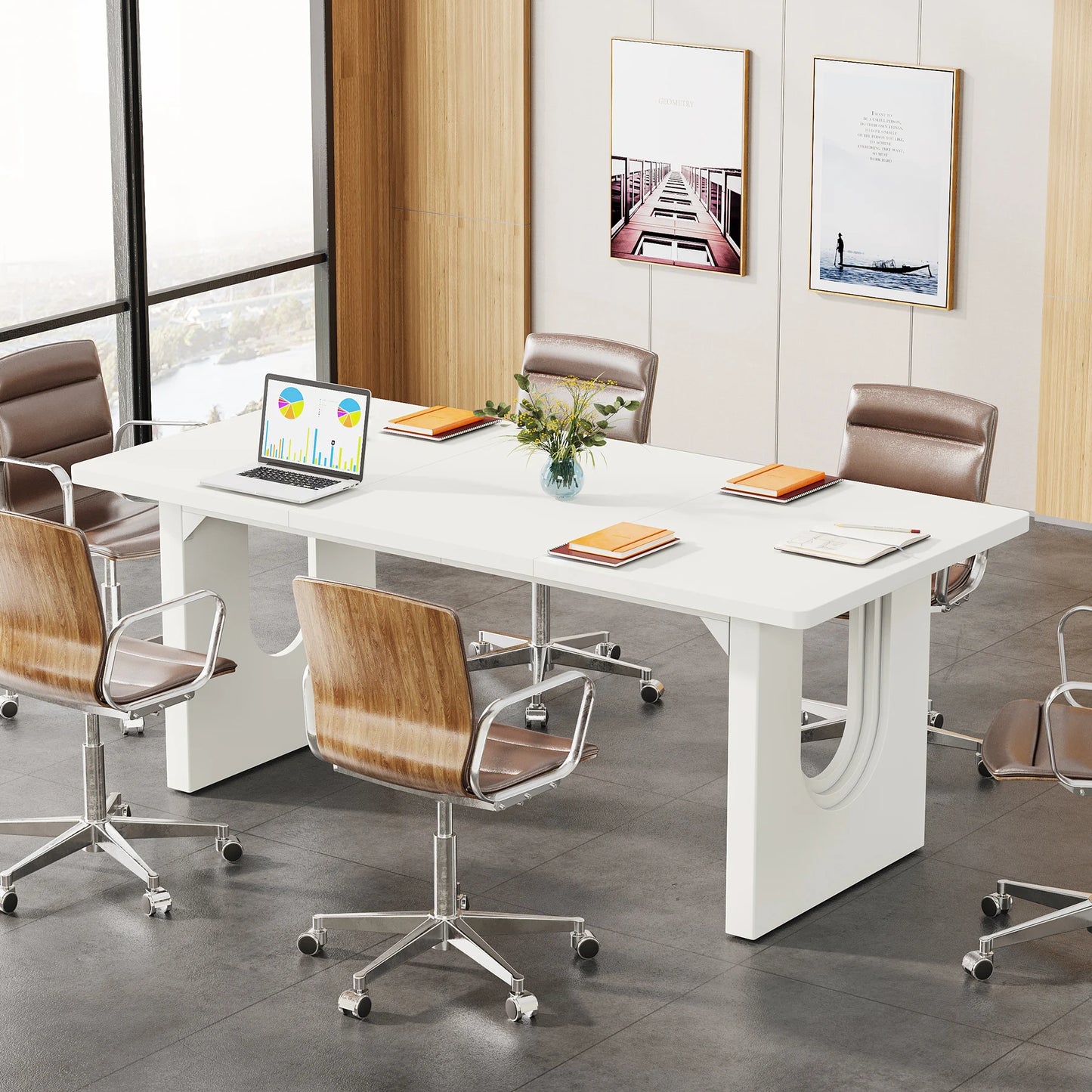 Tribesigns Executive Desk For Office And Conference Rooms