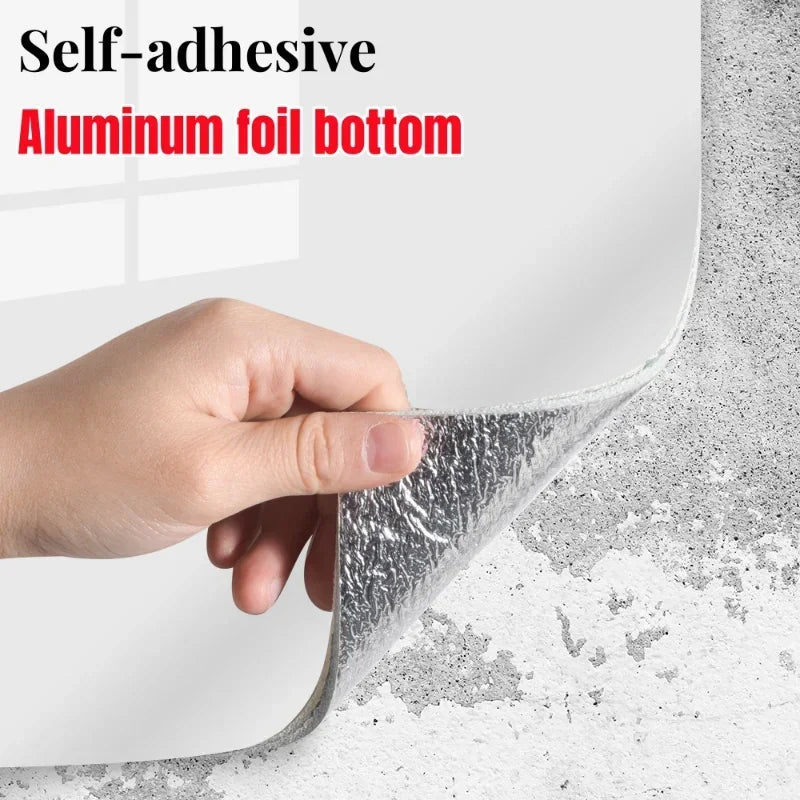 Self Adhesive Marble Peel And Stick Wallpaper PVC Tile Wall