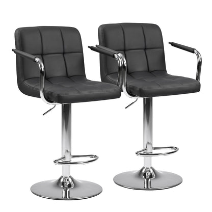JHK Ergonomic Adjustable Swivel Office Chair With Padded Armrests