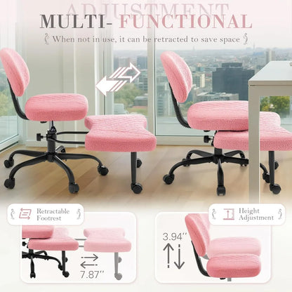 Furmax Ergonomic Kneeling Desk Chair With Footrest And Wheels