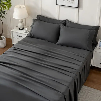 Bamboo Cooling Sheet Set for Kids Breathable Soft Bedding