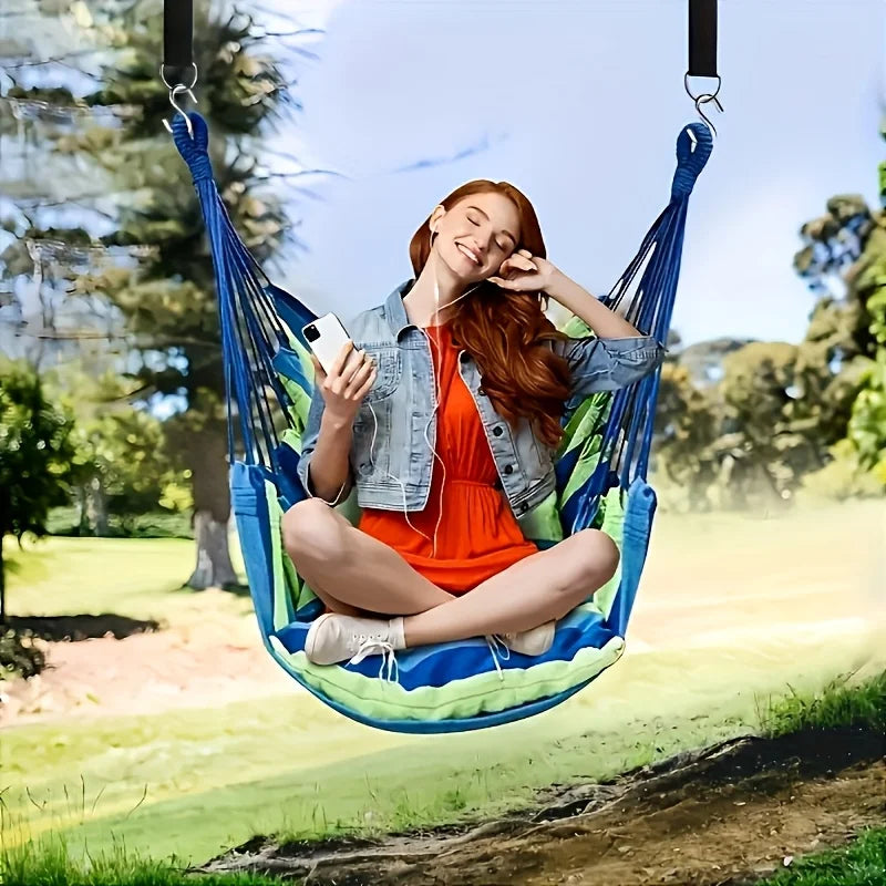 Outdoor Hammock Chair With Swing Seat For Porch Patio Relaxation