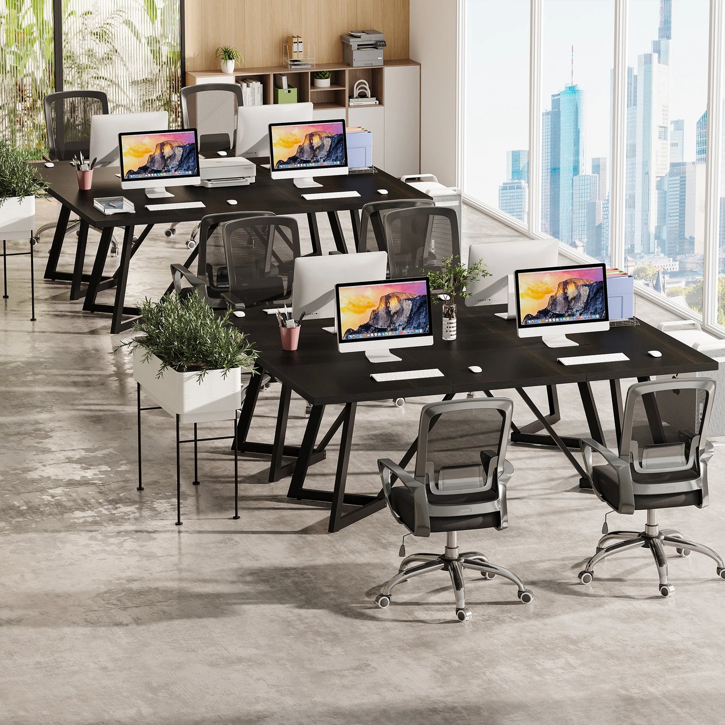 Tribesigns Executive Desk With Metal Frame For Office