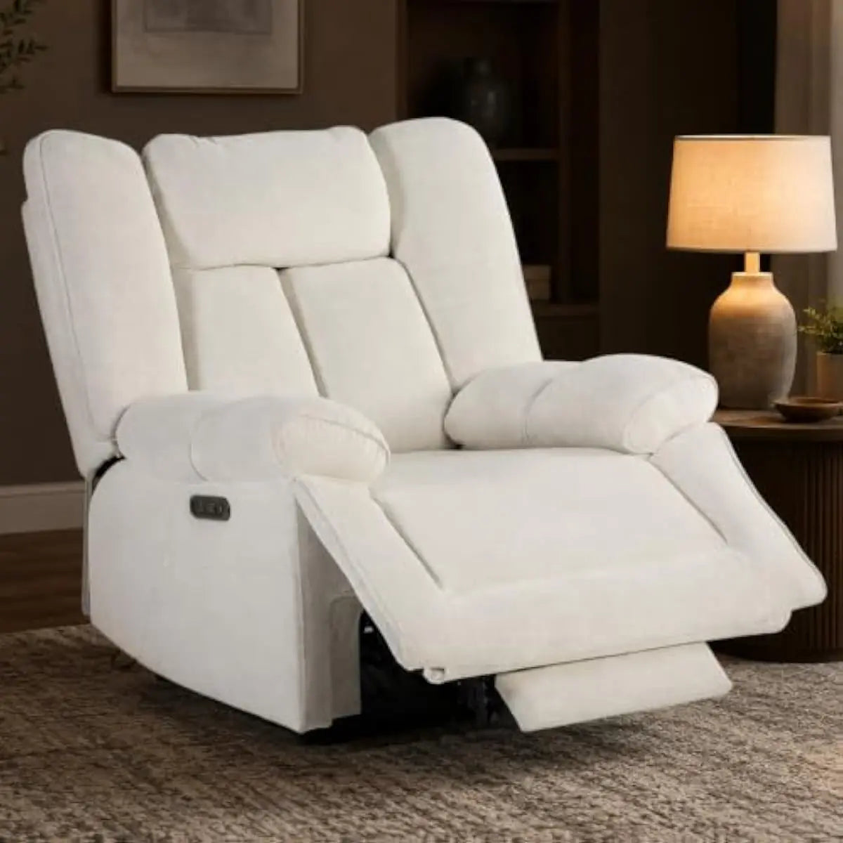 Dual Motor Power Recliner With Independent Headrest And Backrest Control