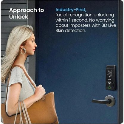Discount Upgraded version Visage Zeno Series Smart Lock, Facial Recognition &amp; Fingerprint Keyless Entry Door Lock