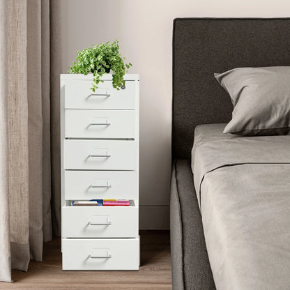 Locking Rolling Metal Filing Cabinet for Home Office Storage