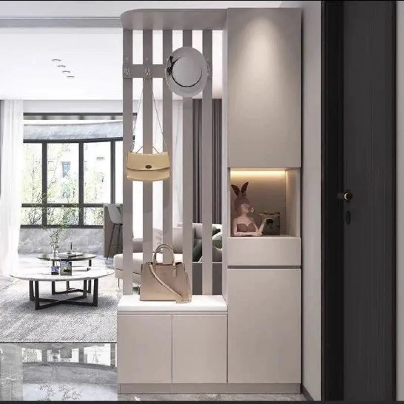 Entrance cabinet Modern simple door entry screen partition living room 2023 new entry entrance cabinet shoe cabinet integrated
