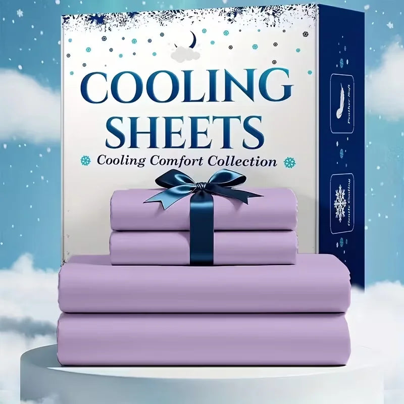 Bamboo Cooling Sheet Set for Kids Breathable Soft Bedding