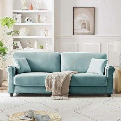 Modern Loveseat Sofa for Living Room,Love Seat with 2 Seater,Velvet Loveseat Sofa,Small Couch for Living, Customized