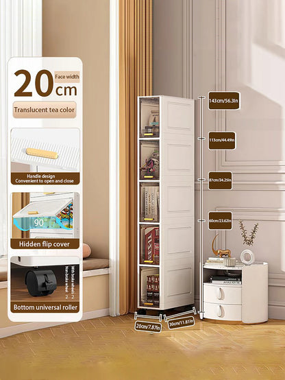 Slim Gap Storage Cabinet Organizer for Kitchen and Bathroom