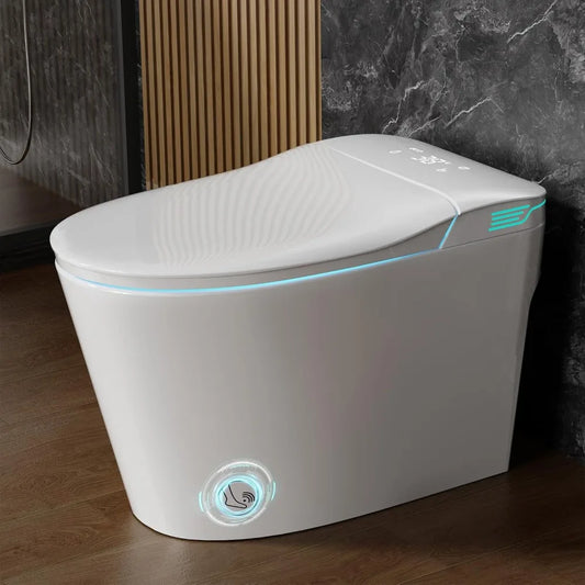 Smart Toilet With Bidet Built In One Piece Dual Flush