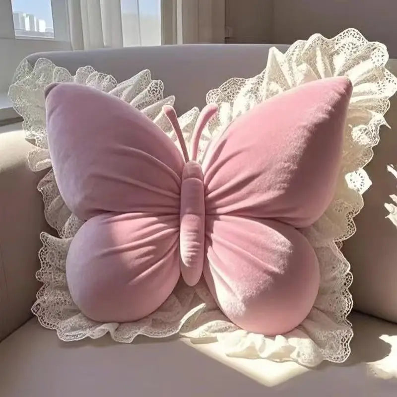 ANGPUCN Princess Butterfly Office Pillow Decorative Cushion For Home