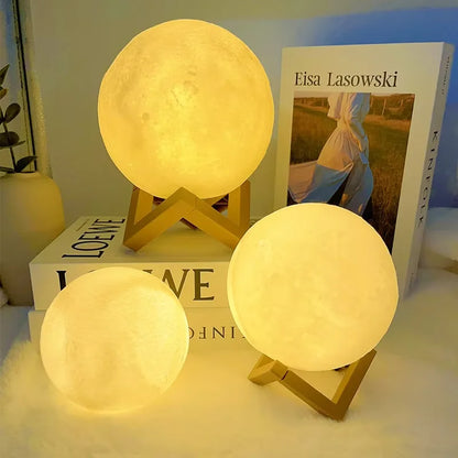 Moon L LED Book Light Moon Galaxy Night Lamp Bedroom