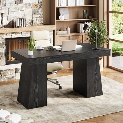 HiMISS Gaming Computer Desk With Drawer Cabinet And Storage Shelves