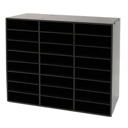 Desktop File Organizer with 24/36 Spacious Compartments, Sturdy PVC Frame, Easy Assembly, for Office Desk and Home Organization