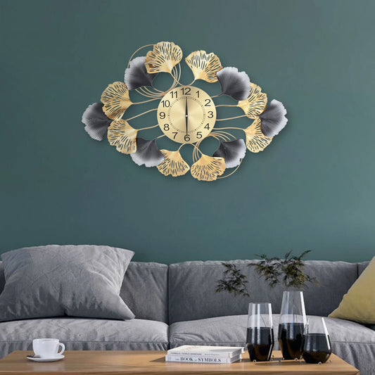 Large Wall Clock for Living Room Decor Modern Wall Clock Creative Luxury Wall Clock Background Wall Art Gold Clock