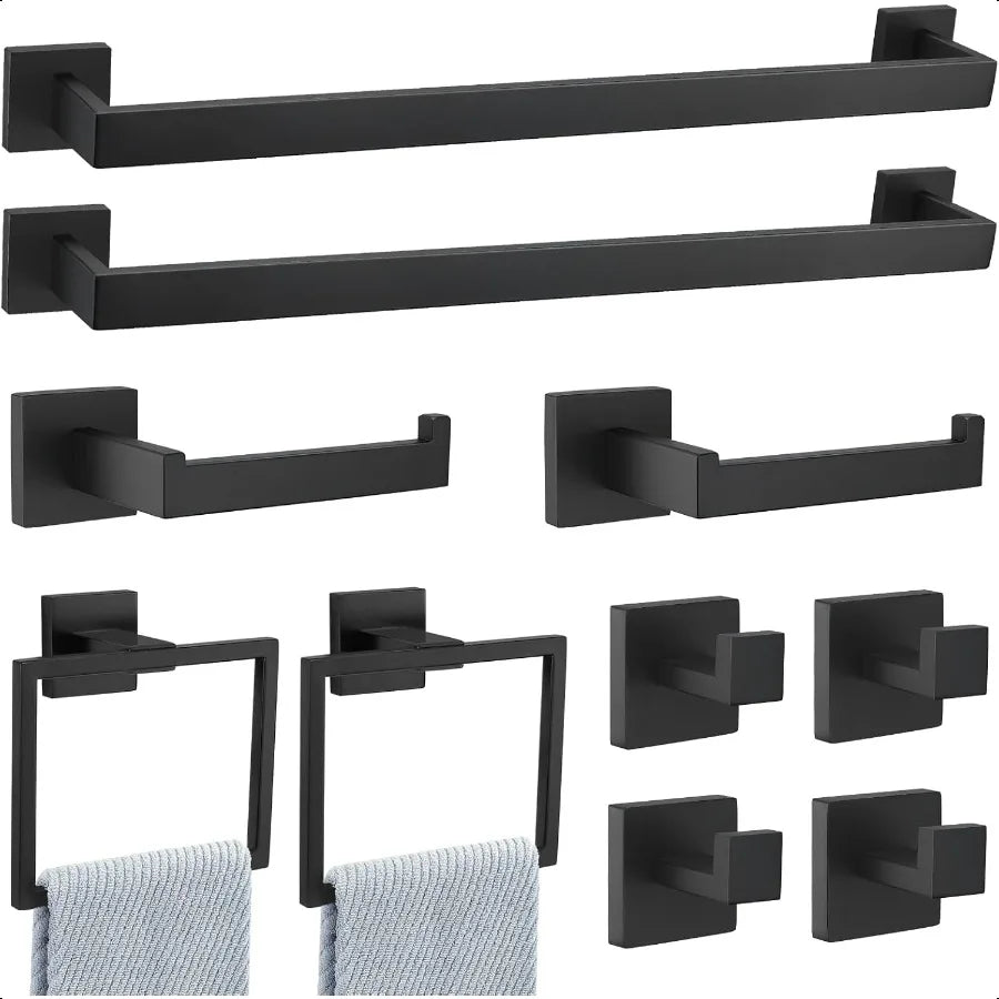 Hign-concerned Stainless Steel Bathroom Hardware Set Towel Bar Holder