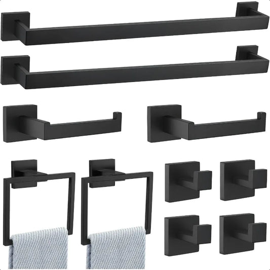 Hign-concerned Stainless Steel Bathroom Hardware Set Towel Bar Holder