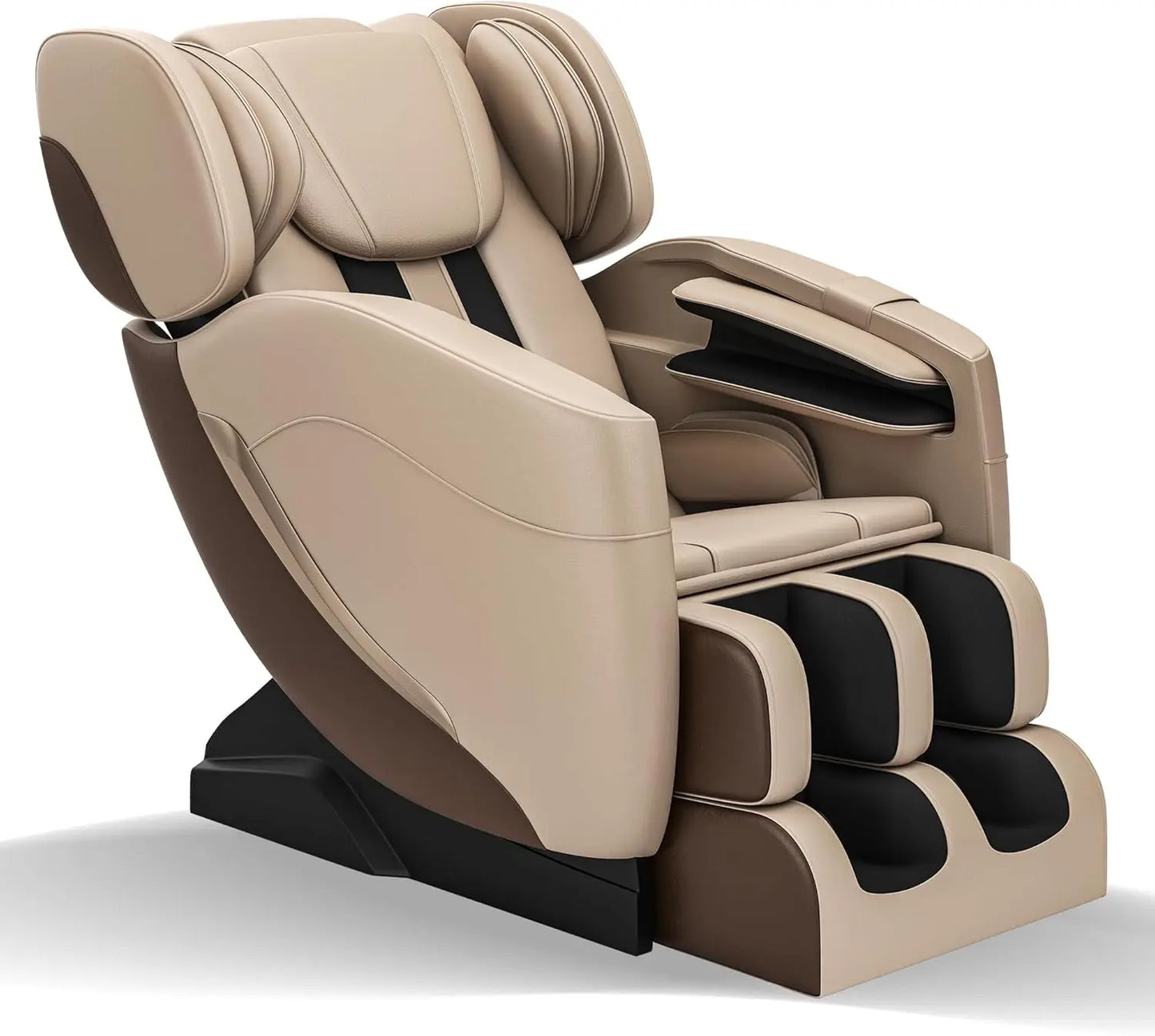 2025 Massage Chair Full Body, Zero Gravity Recliner with 6 Auto Modes, Foot Massage, Heating, Bluetooth, Brown