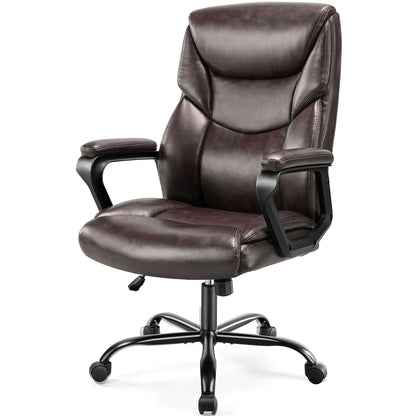 JHK Ergonomic PU Leather Rocking Gaming Chair With Lumbar Support