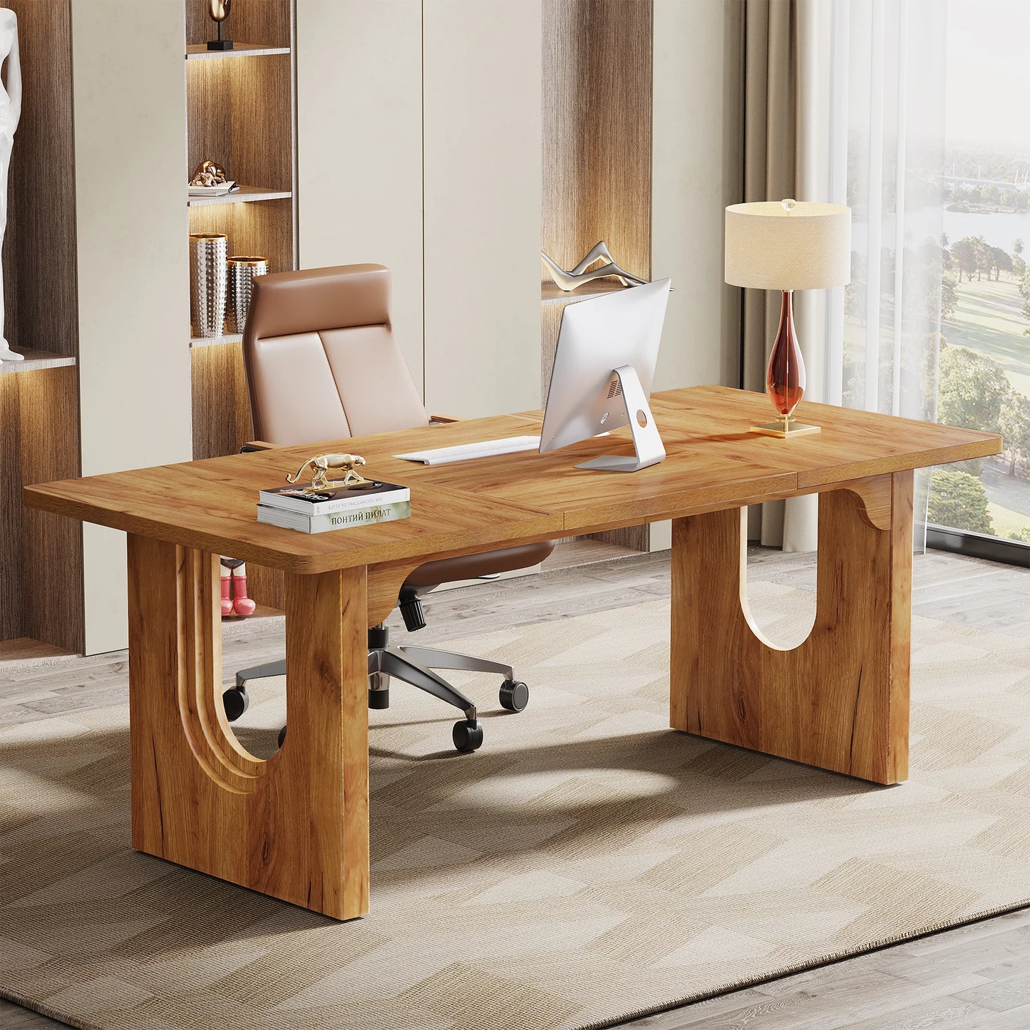 Tribesigns Executive Desk For Office And Conference Rooms