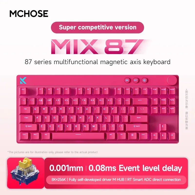 MCHOSE Mix87 Magnetic Switch Wired Mechanical Gaming Keyboard